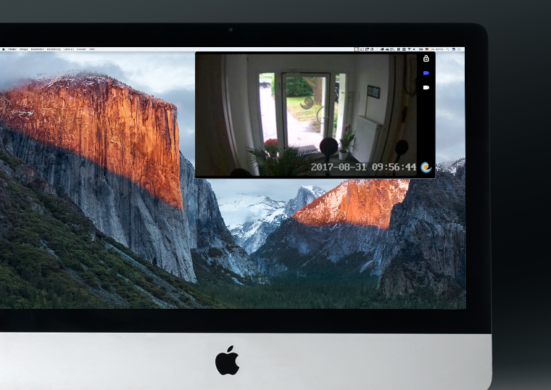 Mac OS application for door monitoring